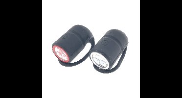 Benson Fietsverlichting set - waterdicht silicone - 3 leds
