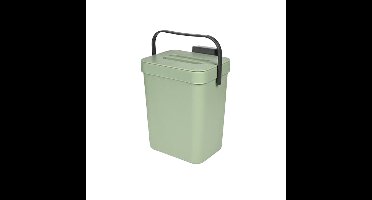 Benson GFT afvalbak - groen - 3L - afsluitbaar - 16 x 13 x 21cm