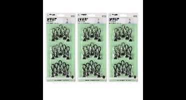 Benson Handdoekhaakjes - zwart - 45x - handdoekclips - ophanghaakjes