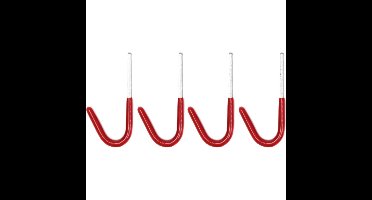 Benson ophanghaak - 4x stuks - gereedschapshaak - metaal - schuur / werkplaats