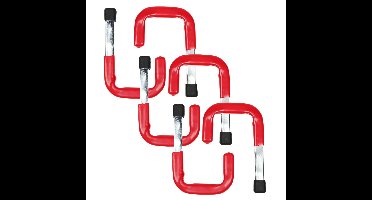 Benson ophanghaak - 6x stuks - gereedschapshaak - metaal - schuur / werkplaats