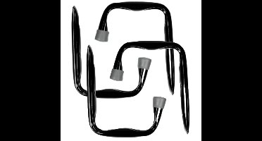 Benson ophanghaak Jumbo - 4x stuks - gereedschapshaak - metaal - schuur / werkplaats