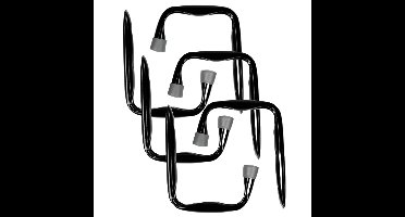 Benson ophanghaak Jumbo - 6x stuks - gereedschapshaak - metaal - schuur / werkplaats