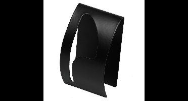 Benson Ophanghaakje - zelfklevend - zwart - ijzer - handdoek houder