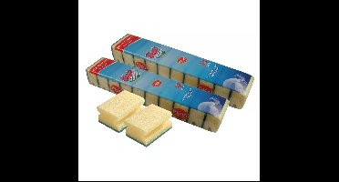 Benson Schuursponsjes - 20x stuks - met nagelbescherming - sterke reiniging