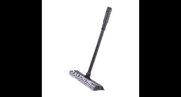 Benson spons/wisser - 2 in 1 - telescopische steel - grijs - 90 cm