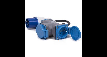 Benson Stekkerdoos 3-voudig - CEE - IP44 - geaard - wit - 50 cm