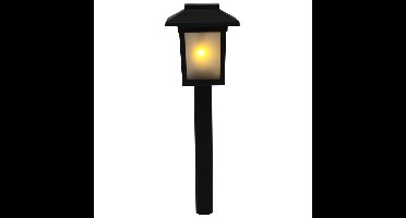 Benson Tuinlamp prikspot - solar - vlam effect 34,5 cm - sfeervolle tuinverlichting