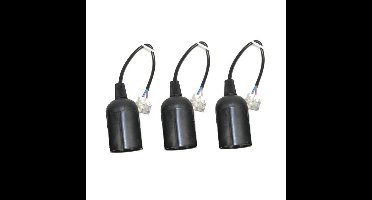 Benson Verhuisfitting - 3x - fitting E27 - lamphouder