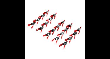 Benson Zeilklemmen/veerklemmen - 32x - staal - 5 cm - mini lijmklemmen