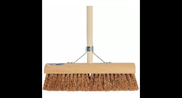 Binnenbezem - FSC hout - kokos - 30cm - 25 mm bezemsteel - 130 cm