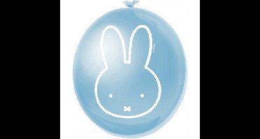 Blauwe Nijntje ballonnen 24 stuks