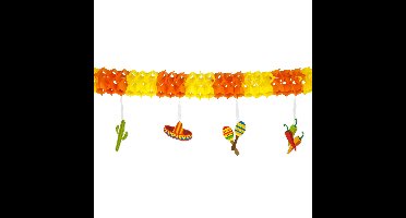 Boland Mexico slingers - 400 cm - papier - mexiaans thema - fiesta