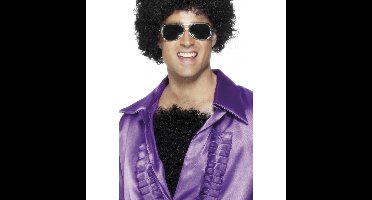 Borsthaar - zwart - harige borst - verkleden - carnaval - volwassenen