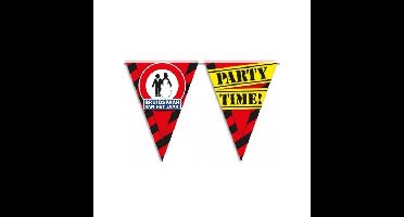 bruidspaar versiering waarschuwings vlaggenlijnen 10m