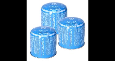 Butaangaspatroon navulling - 3x - 190 gram - voor camping kookpit/kookstel