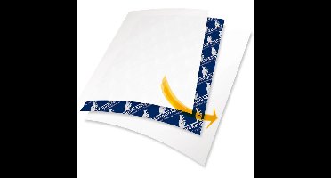 Carbonpapier/transferpapier/overtrekpapier blauw A4 - 200x vellen - overtrekvellen