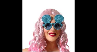 Carnaval/verkleed party bril Zeemeermin - Tropisch/beach/hawaii thema - plastic - volwassenen