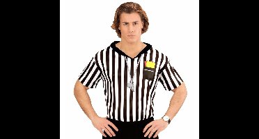 Carnavalskleding scheidsrechter shirt voor heren
