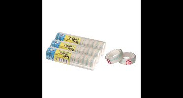 Centrum Plakband - 36x stuks - transparant - 12 mm x 10 m - kantoorartikelen