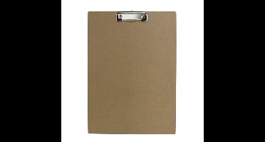 Clipboard/klembord houtkleur B4 formaat 28 x 39 cm