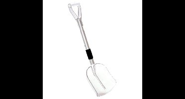 Compacte schep transparant uitschuifbare steel 74 - 87 cm