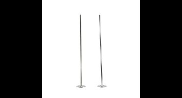 Cosy & trendy Cocktailstampers - roerstaafjes - 2x stuks - RVS - 21 cm - Herbruikbaar