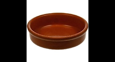 Cosy & Trendy Creme brulee Schaaltjes - 8x - terracotta - D12xH3 cm