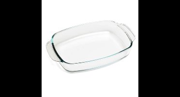 Cosy & Trendy Ovenschaal - 33 x 21 cm - van glas - braadslede - 2.3 liter