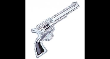 Cowboy en western wand decoratie pistool/revolver - pvc - 55 cm