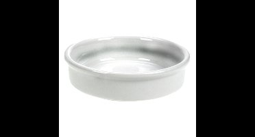 Creme brulee schaaltjes - 16x - porselein - wit - dia 12 cm - Hapjes schaaltjes