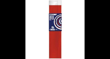 Crepe papier platte vellen - 1x - rood - 250 x 50 cm - Knutselen met papier - Knutselspullen