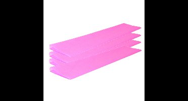 Crepe papier platte vellen - 4x - roze - 250 x 50 cm - Knutselen met papier - Knutselspullen