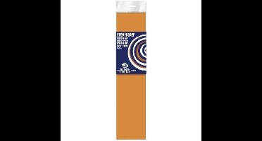 Crepe papier platte vellen - oranje - 250 x 50 cm - Knutselen met papier - Knutselspullen