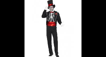 Day of the Dead heren verkleedkleding kostuum bones - Halloween