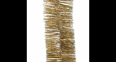Decoris kerstslinger - goud glitter - 270 cm - folie/lametta slinger