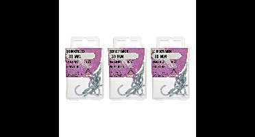 Deltafix Schroefhaken - 30x - verzinkt metaal - 30 mm - ijzerwaren