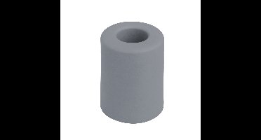 Deurbuffer - deurstopper - grijs - rubber - 50 x 35 mm - schroefbevestiging