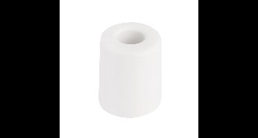 Deurbuffer - deurstopper - wit - rubber - 35 x 30 mm - schroefbevestiging