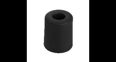 Deurbuffer - deurstopper - zwart - rubber - 35 x 30 mm - schroefbevestiging
