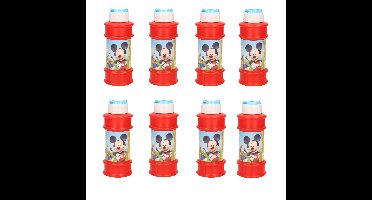 Disney Mickey Mouse bellenblaas - 8x - met spelletje - 175 ml - voor kinderen