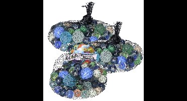 Don Juan Knikkers - 316x stuks - gekleurd - in een netje