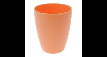 Drinkbekers van onbreekbaar kunststof - 340 ml - oranje - kinderen