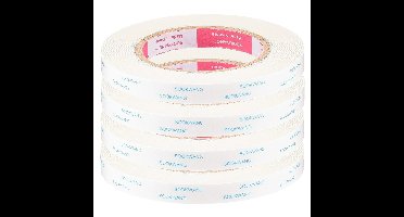 Dubbelzijdige tape - 4x - rol - 1,27 cm x 24,5 meter - klus taperol