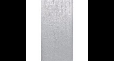 Duni Tafelkleed/tafellaken - 3x stuks - herbruikbaar - zilver - 138 x 220 cm - Dunisilk+