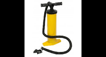 Eddy Toys Dubbele hand opblaas pomp - voor luchtbed - opblaasbare boot en zwembad - handpomp