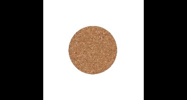 Esschert Design plantenonderzetter van kurk - D15 cm x 1 cm