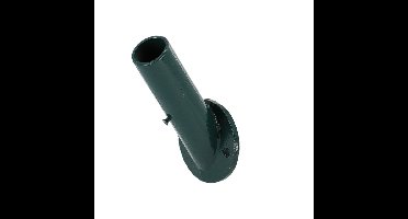Esschert - Vlaggenstokhouder van gietijzer - groen - L 9,8 x D 12,8 x H 18