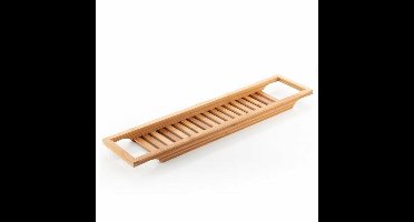 Excellent Houseware Badrek van bamboe hout - 64 x 15 cm - voor spullen - badplank