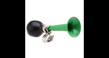 Fiets toeter - metaal - groen - Kinderen - Kinderfiets - luchthoorn - retro knijptoeter